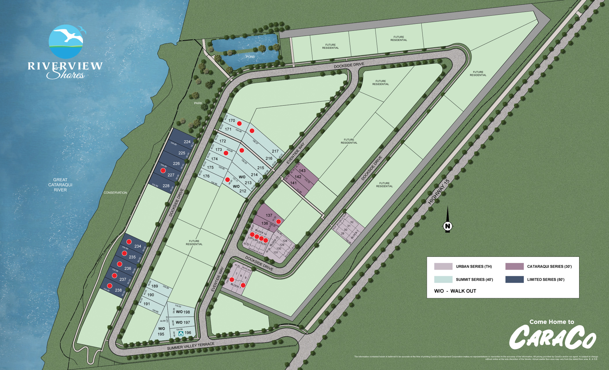 Riverview Shores Map